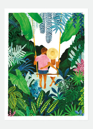 ATWS Swing Lovers op schommel poster