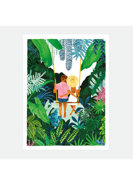 ATWS Swing Lovers op schommel poster