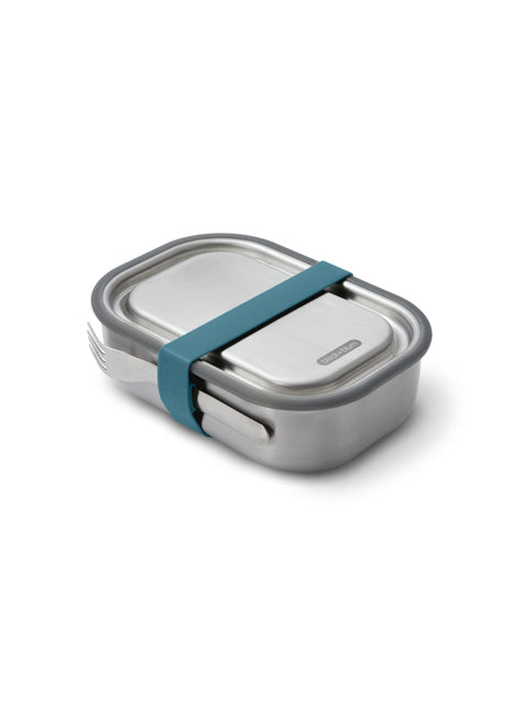 BAM-SS-L005 Black+Blum lunch box lunchtrommel rvs L blauw