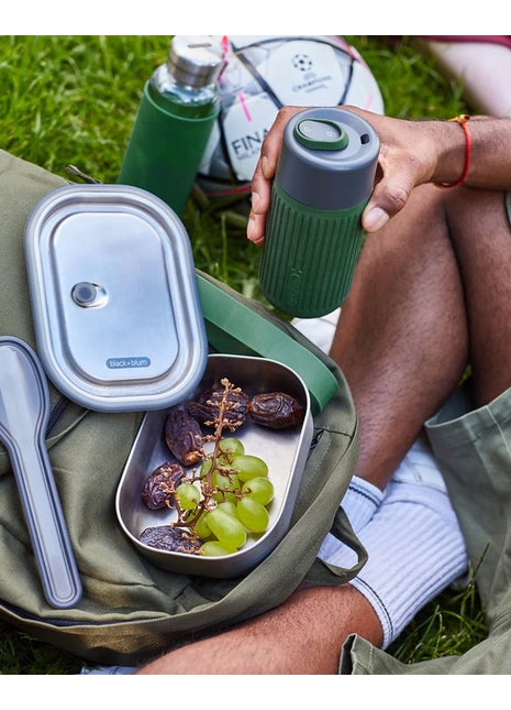 BAM-SS-S010 Black+Blum lunch box lunchtrommel rvs olijf