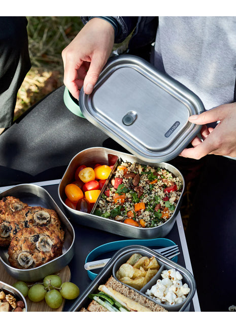 BAM-SS-L010 Black+Blum lunch box lunchtrommel rvs L olijf groen