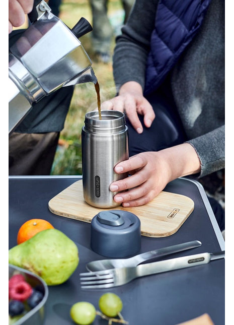 TC-SS005 Black+Blum Travel Cup thermosbeker RVS - grijs