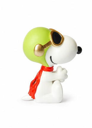 Blogo Snoopy Aviator beeld wit L. 25cm Peanuts