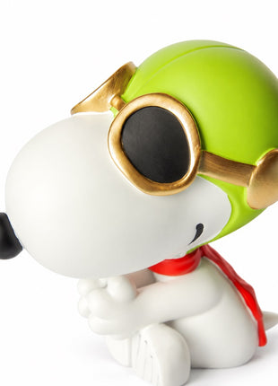 Blogo Snoopy Aviator beeld wit L. 25cm Peanuts