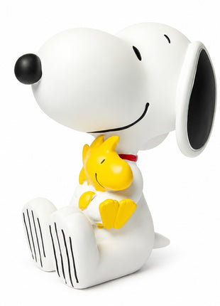Blogo Design Snoopy Woodstock beeld wit L. 25cm