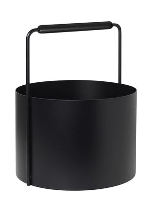 66164 Blomus ASHI Houten mand - kleur Zwart Eikenhout