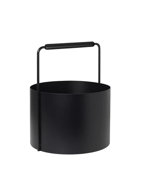 66164 Blomus ASHI Houten mand - kleur Zwart Eikenhout