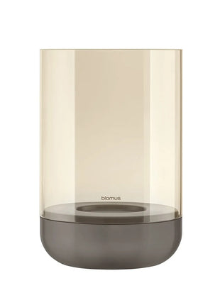 Blomus Calma windlicht / lantaarn L burned metal metallic finish 64719