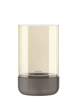Blomus Calma windlicht / lantaarn M burned metal metallic finish 64718