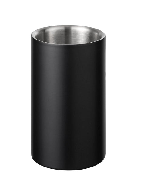 64274 Blomus Easy wijnkoeler zwart RVS dubbelwandig