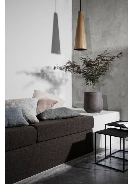 65750 Blomus Fera set 2 stalen bijzettafels zwart staal