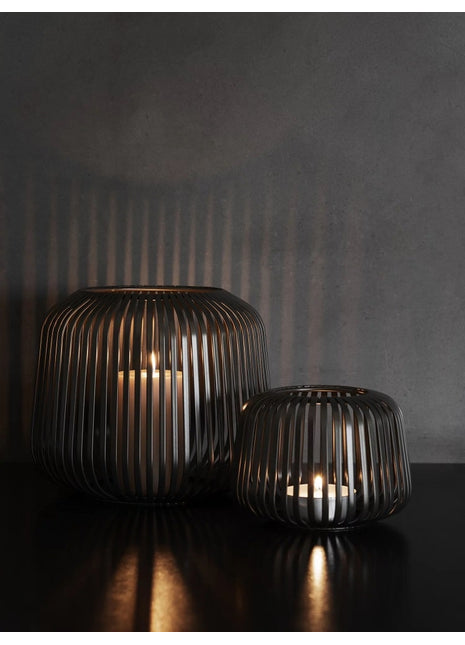 66715 Blomus Lito lantaarn / windlicht XS gebrand metaal