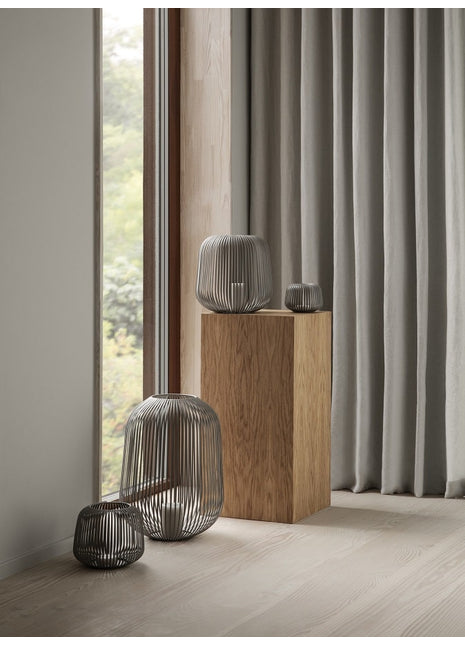 Blomus Lito windlicht L roestige look met cylinder - 66958