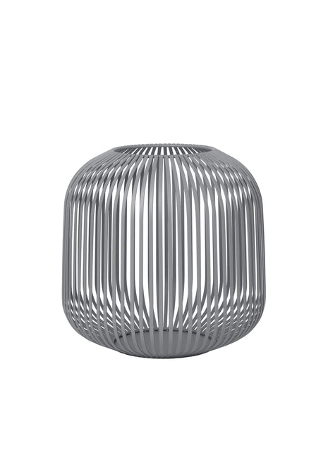 66150 Blomus Lito windlicht lantaarn staal medium - steel grey