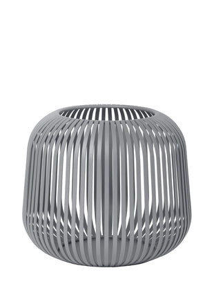 66147 Blomus Lito windlicht / lantaarn staal klein - steel grey