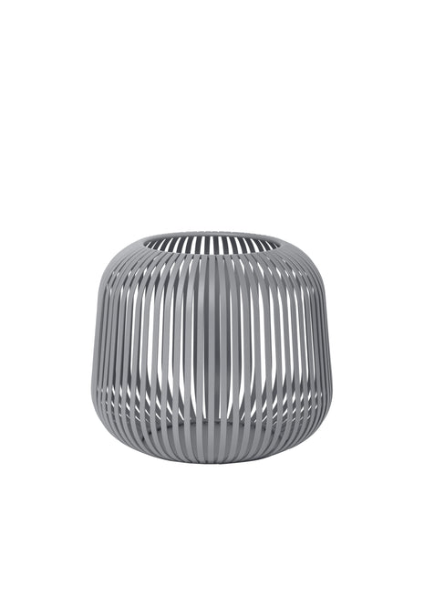 66147 Blomus Lito windlicht / lantaarn staal klein - steel grey