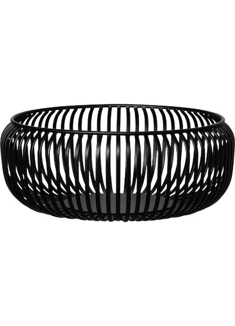 Blomus Lito schaal - fruitschaal zwart medium 64552