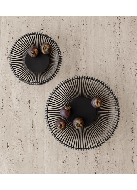 Blomus Lito schaal - fruitschaal zwart medium 64552