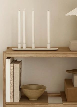 Blomus LOHA kandelaar magneet ovaal moonbeam 64744