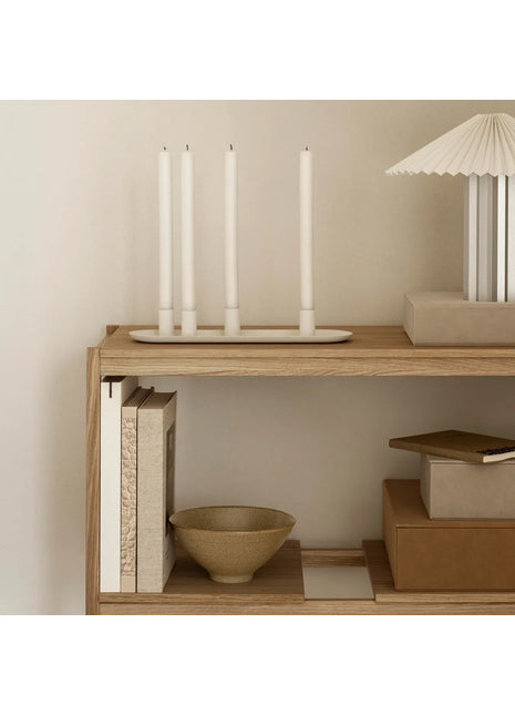 Blomus LOHA kandelaar magneet ovaal moonbeam 64744