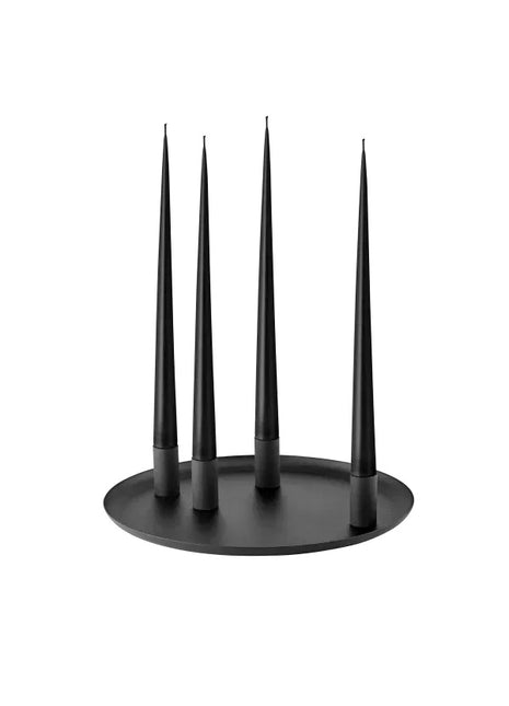 64743 Blomus LOHA kandelaar magneet rond zwart