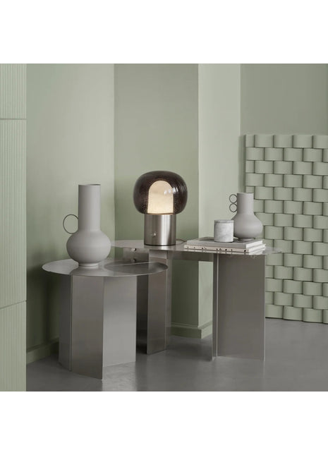 Blomus Loha metalen vaas moonbeam M 64623