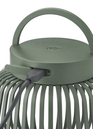 67481 Blomus Moible Lito LED lamp / lantaarn XS agave groen