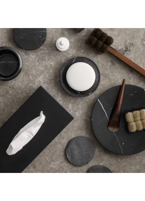 66411 Blomus Nexio tissuedoos mat zwart staal