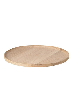 64548 Blomus OKU eiken hout dienblad rond 27.5cm