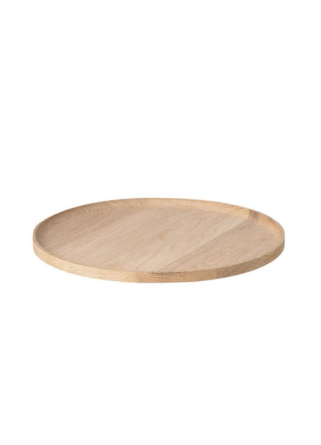 64548 Blomus OKU eiken hout dienblad rond 27.5cm