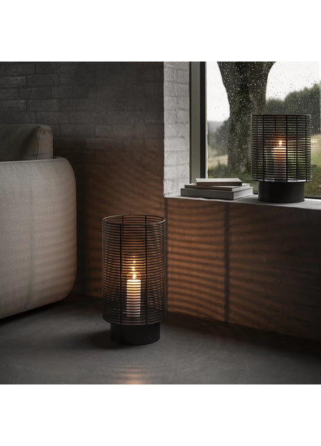 6668 Blomus Olea Outdoor lantaarn / windlicht gunmetal L