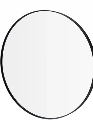 66932 Blomus Rim ronde wandspiegel zwart, helder glas Ø 50 cm