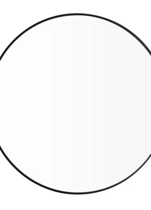 66932 Blomus Rim ronde wandspiegel zwart, helder glas Ø 50 cm