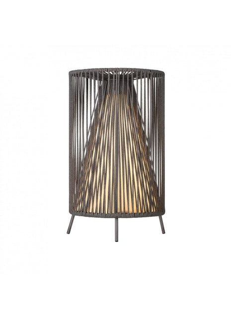 Blomus Rope tafellamp oplaadbaar coal / grijs - 66241