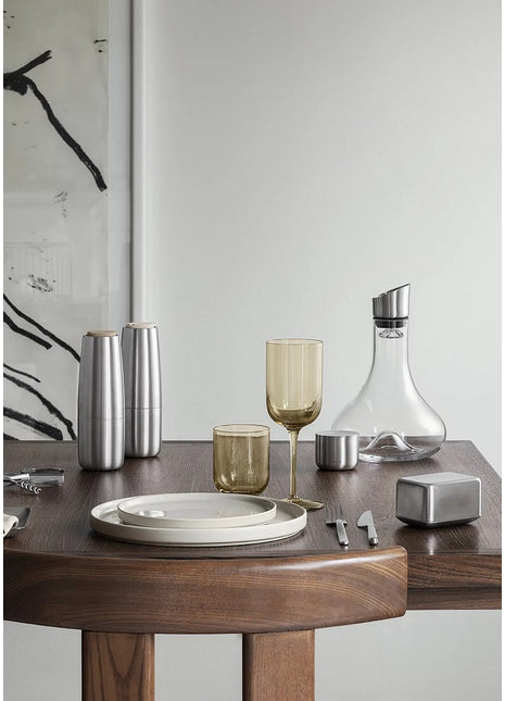 63956 Blomus Salpi pepermolen / zoutmolen set mat RVS