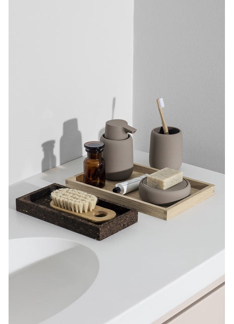 69048 Blomus Sono tandenborstelhouder taupe