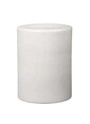 Blomus TORU kruk / hocker keramiek lelie wit 68119