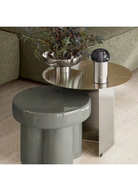 Blomus TORU kruk / bijzettafel laag elephant skin 67126