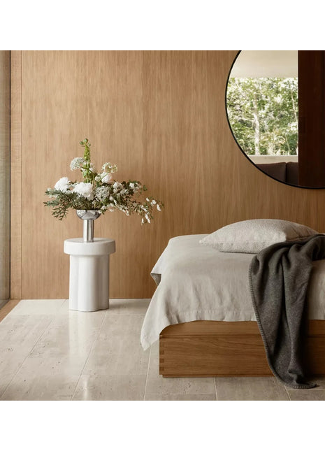 Blomus TORU kruk / bijzettafel hoog lily wit 67122