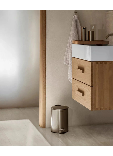 Blomus MODO pedaalemmer 3 liter brass metal - 65811