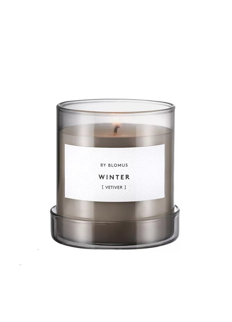 65281 Blomus Valoa geurkaars klein, winter - vetivier