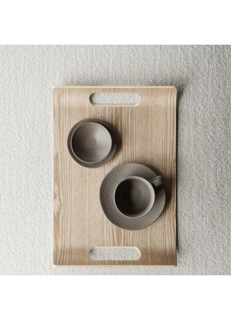 63905 Blomus Wilo dienblad / tray houtkleur antislip