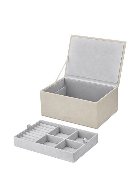 Blomus Sahla sieradendoos / juwelenbox suède nomad L 68323