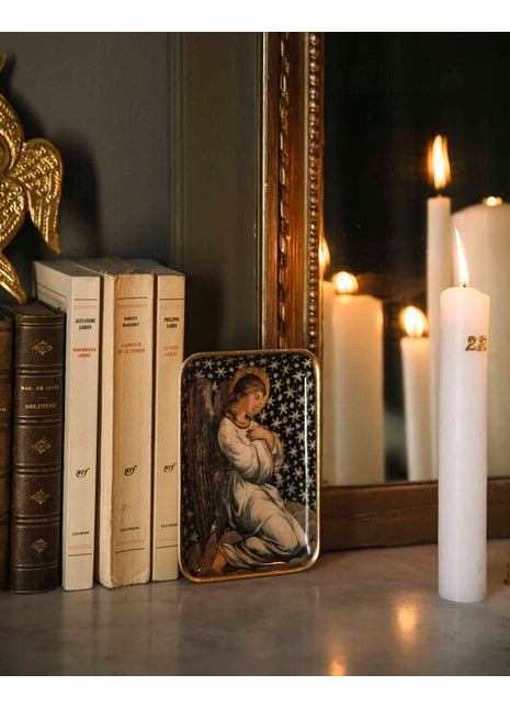 7833 Boncoeurs Ange engel aluminium tray 15x10 cm