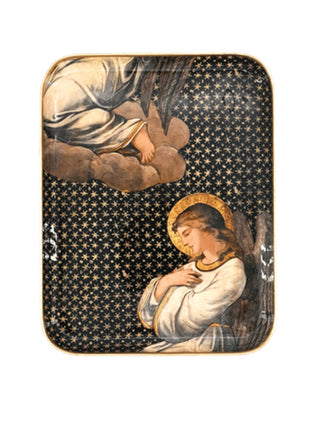 7833 Boncoeurs Ange engel aluminium tray 15x10 cm