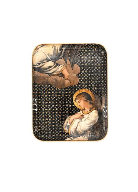 7833 Boncoeurs Ange engel aluminium tray 15x10 cm