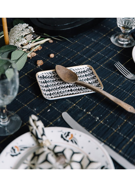 5636 Boncoeurs Epine Carbon tray 15x10 cm