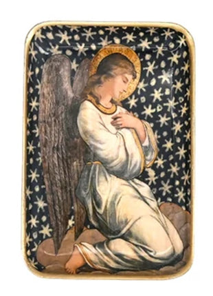 Boncoeurs Ange engel aluminium tray 15x10 cm