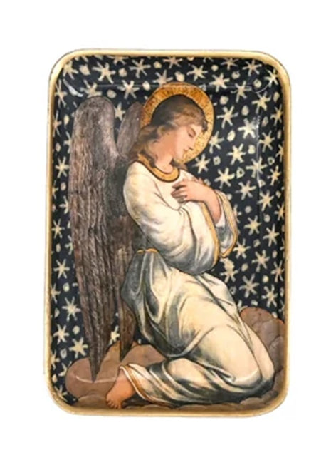 Boncoeurs Ange engel aluminium tray 15x10 cm