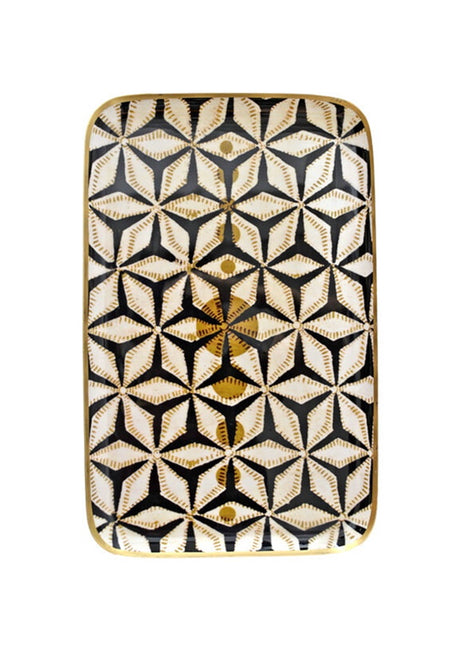 5286 Boncoeurs Stars Carbon tray / dienblad 42x26 cm